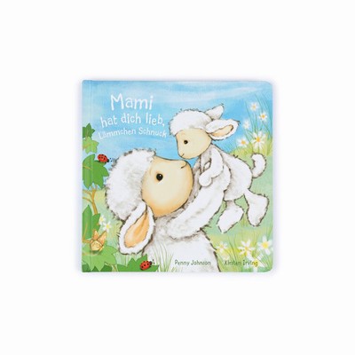 Jellycat Mami Hat Dich Lieb, Lämmchen Schnuck Buch Books USA | 13546OJCV